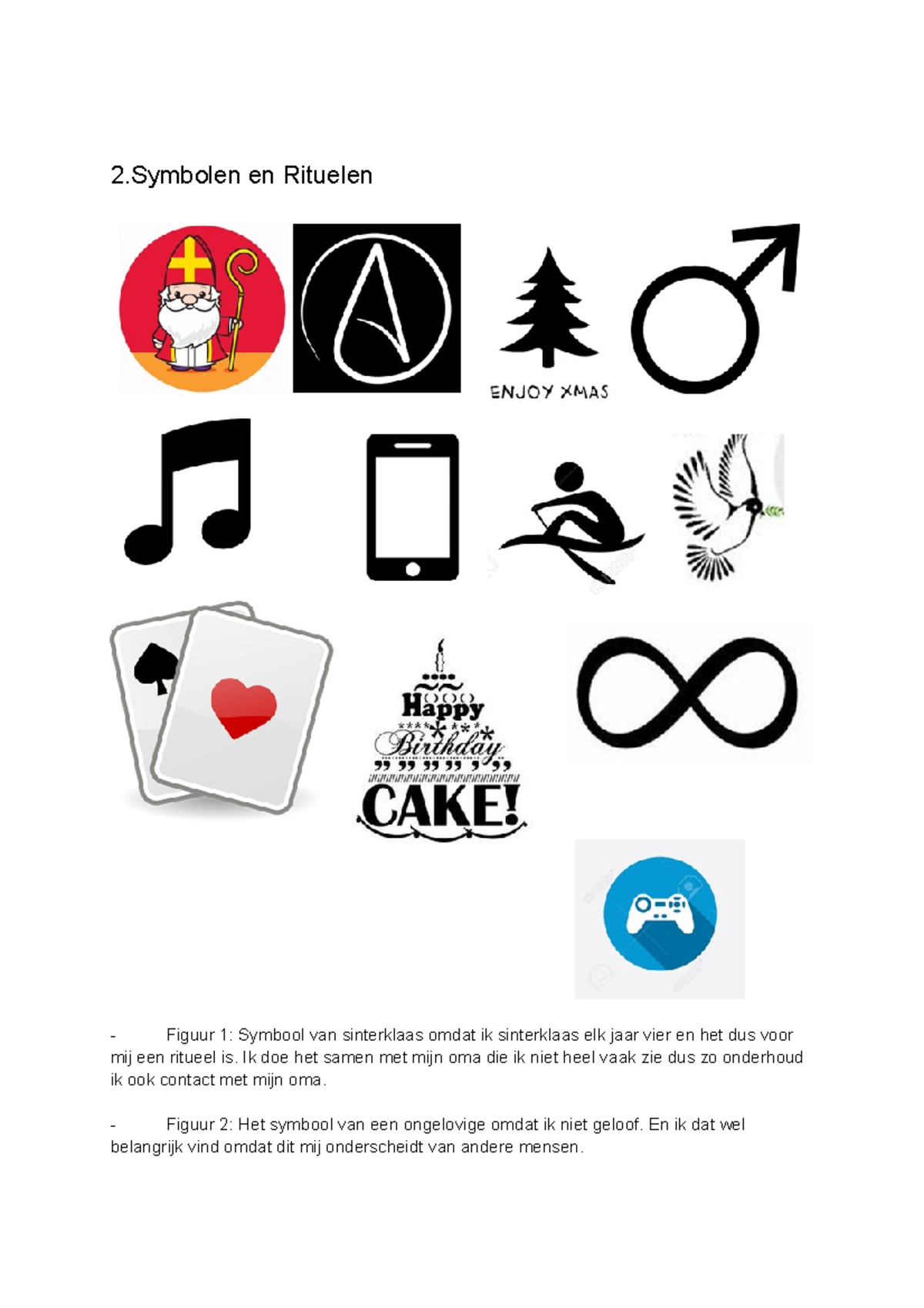 Symbolen en rituelen - Cijfer: V - 2 en Rituelen Figuur 1: Symbool van ...
