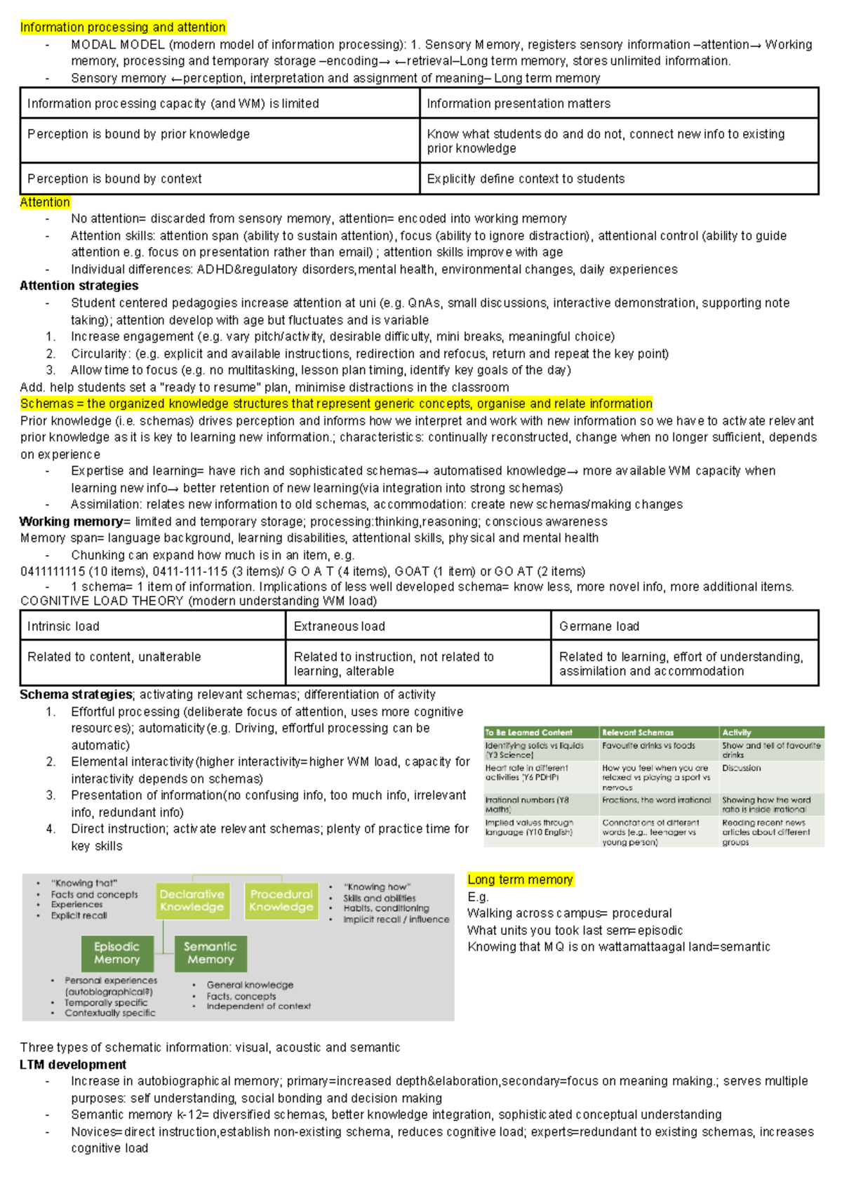 Educ2620 exam notes - Summary Education: The Learner - Information ...