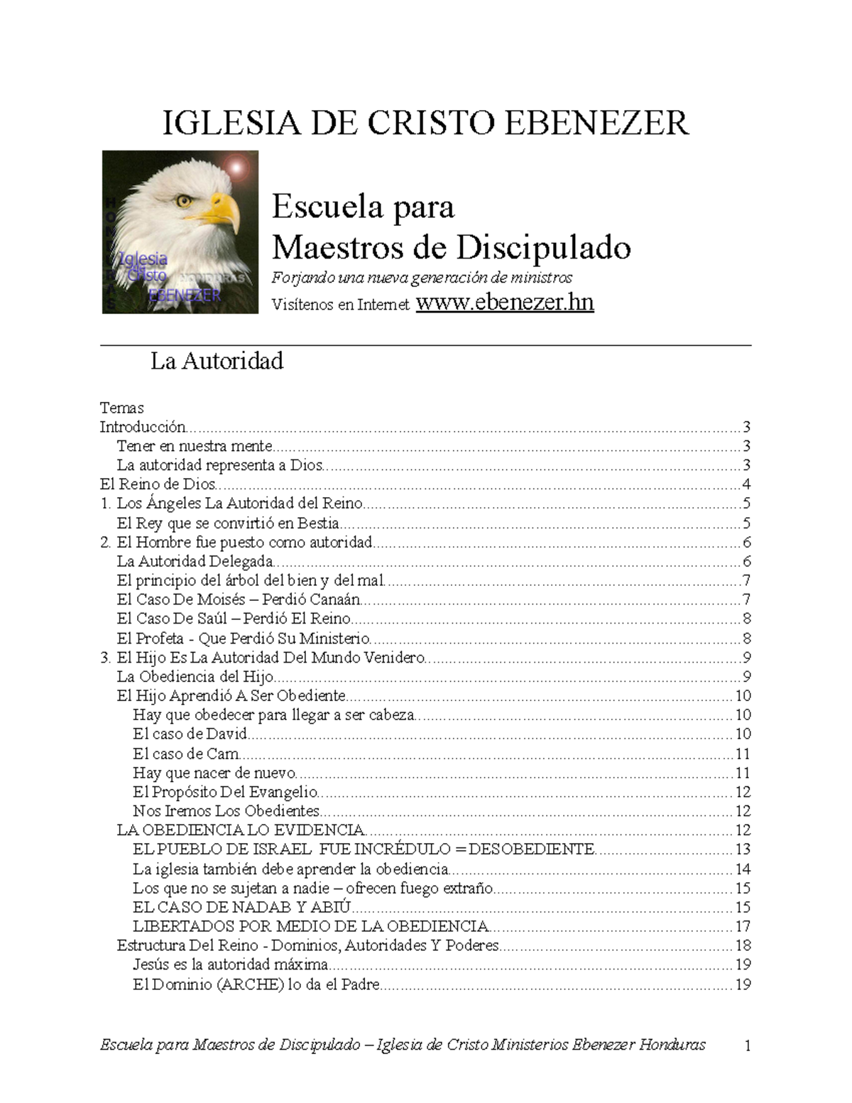 Clase 2 la autoridad en el reino promocion 161 - IGLESIA DE CRISTO ...