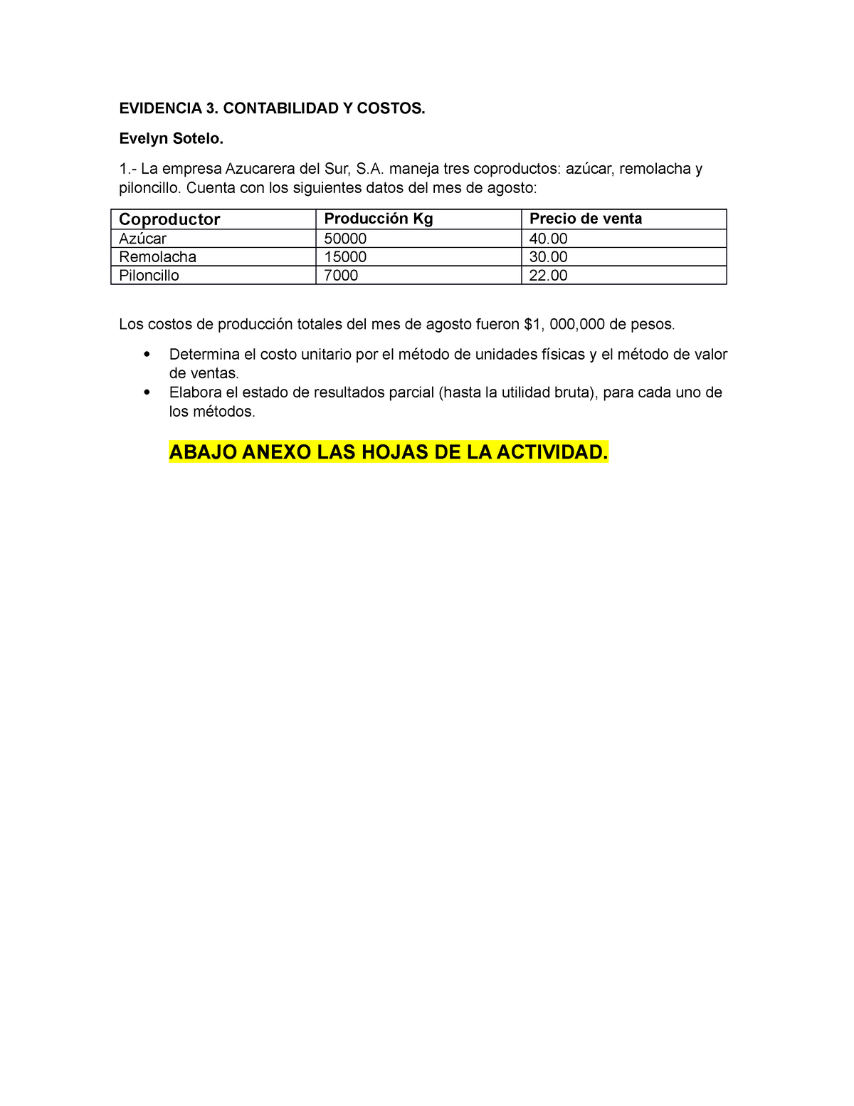 Evidencia 3 Contabilidad Y Costos. ES - EVIDENCIA 3. CONTABILIDAD Y ...