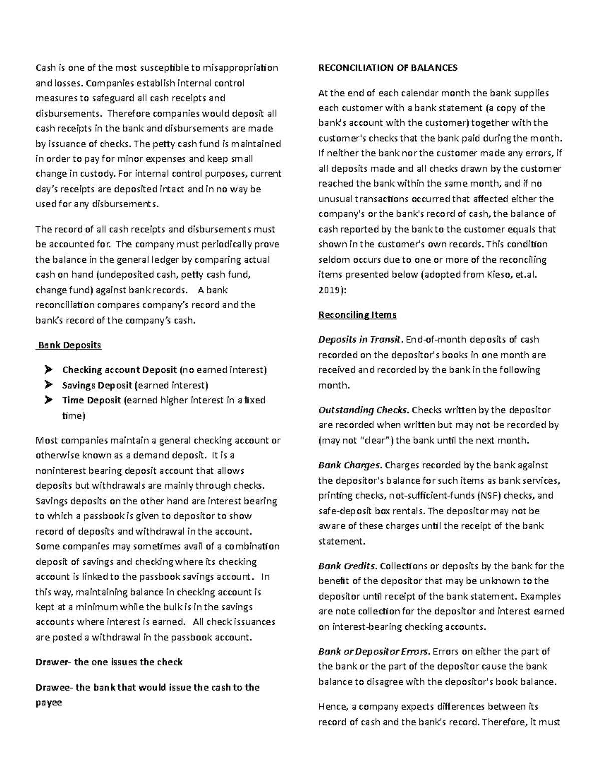 Acctg 102 Petty CASH FUND Notes StuDocu