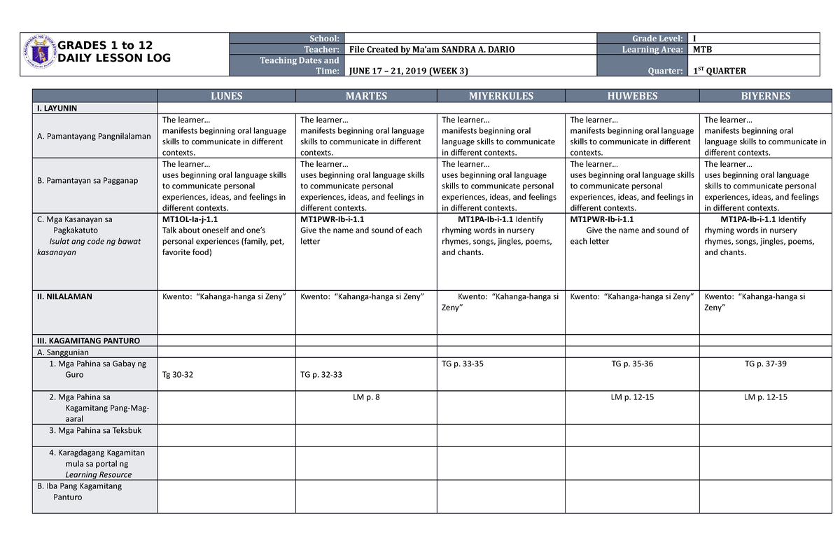 dll-mtb-1-q1-w3-dll-grades-1-to-12-daily-lesson-log-school-grade-level-i-teacher-file