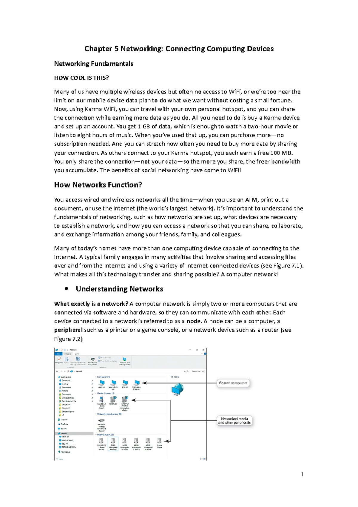 BTM Chapter 5 Networking Chapter 5 Networking Connecting Computing Devices Networking Studocu