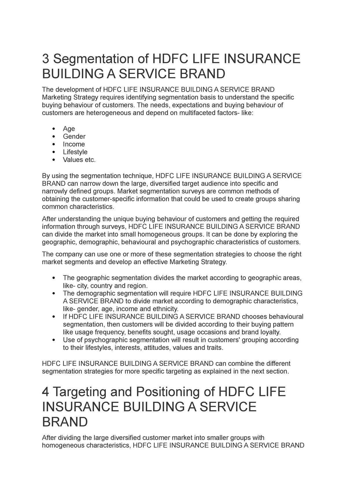 research paper on hdfc bank