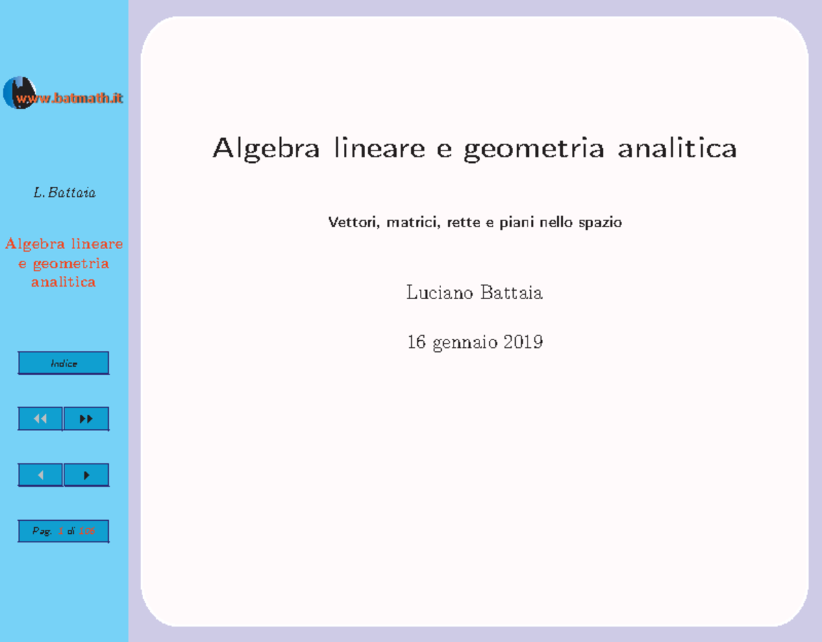 Geo analitica scr - geometria e algebra lineare pdf formulario completo