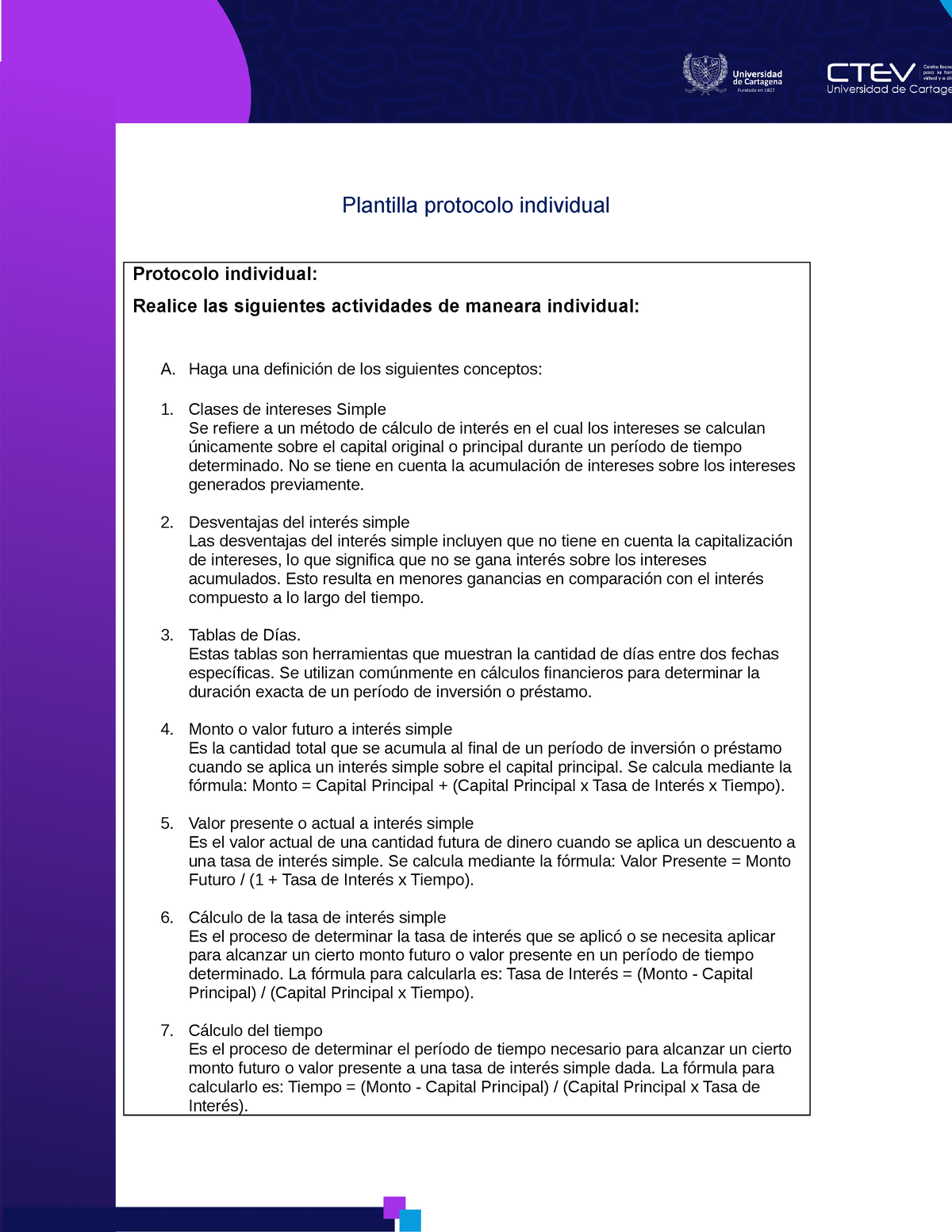 IND Matematica U1 - Dew - Plantilla Protocolo Individual Protocolo ...