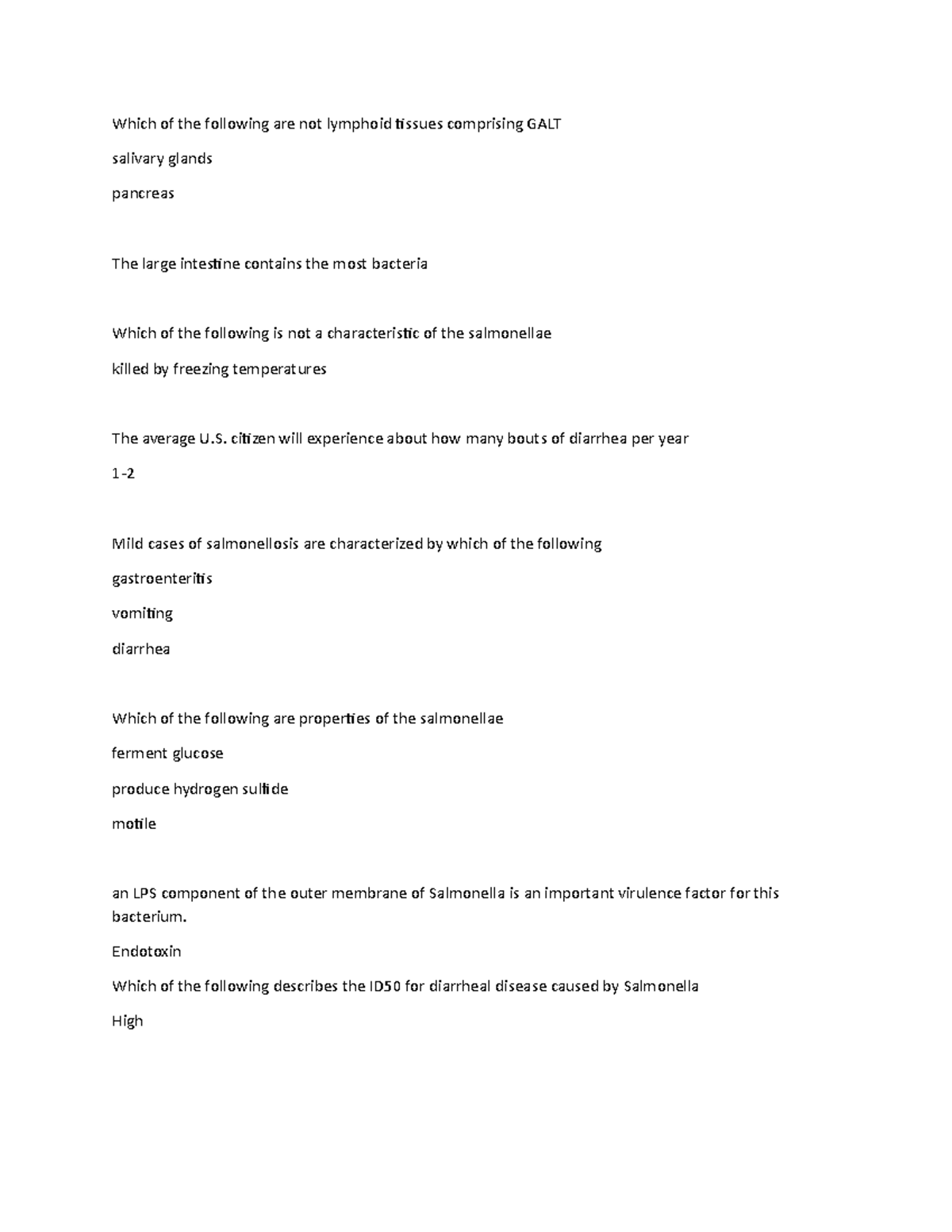 Micrbiology notes - Which of the following are not lymphoid tissues ...