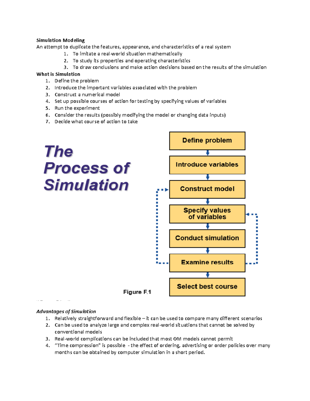 Simulation Modeling - To imitate a real-world situation mathematically ...