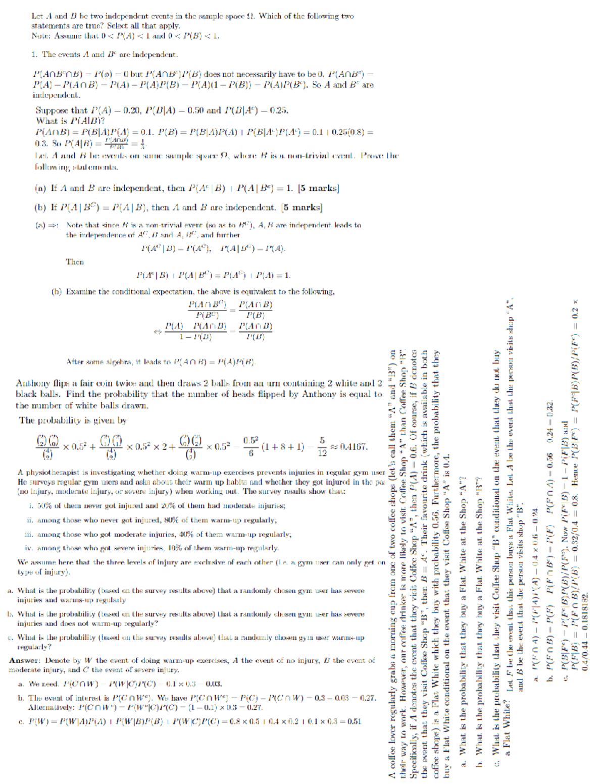 Cheat Sheet Normal Oreintation - stat 302 - Studocu