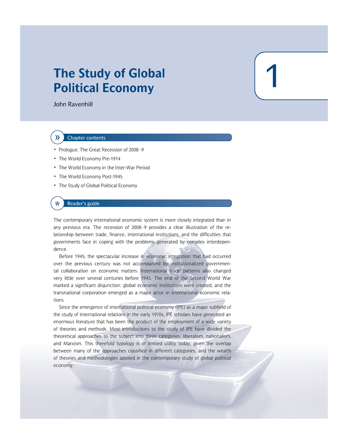 global political economy research topics