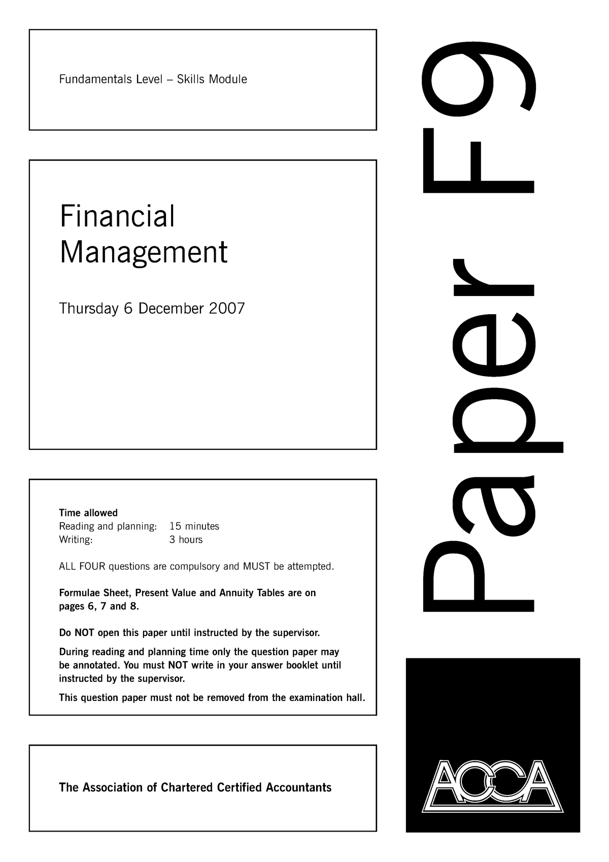 acca-paper-f9-past-exams-financial-management-f9-2007-dec-q