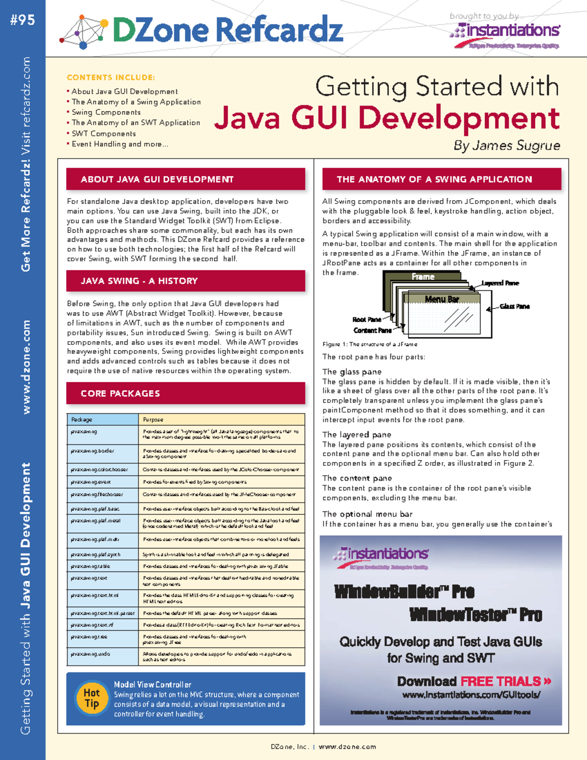 Javaguidev - done - By James Sugrue ABOUT JAVA GUI DEVELOPMENT Getting ...