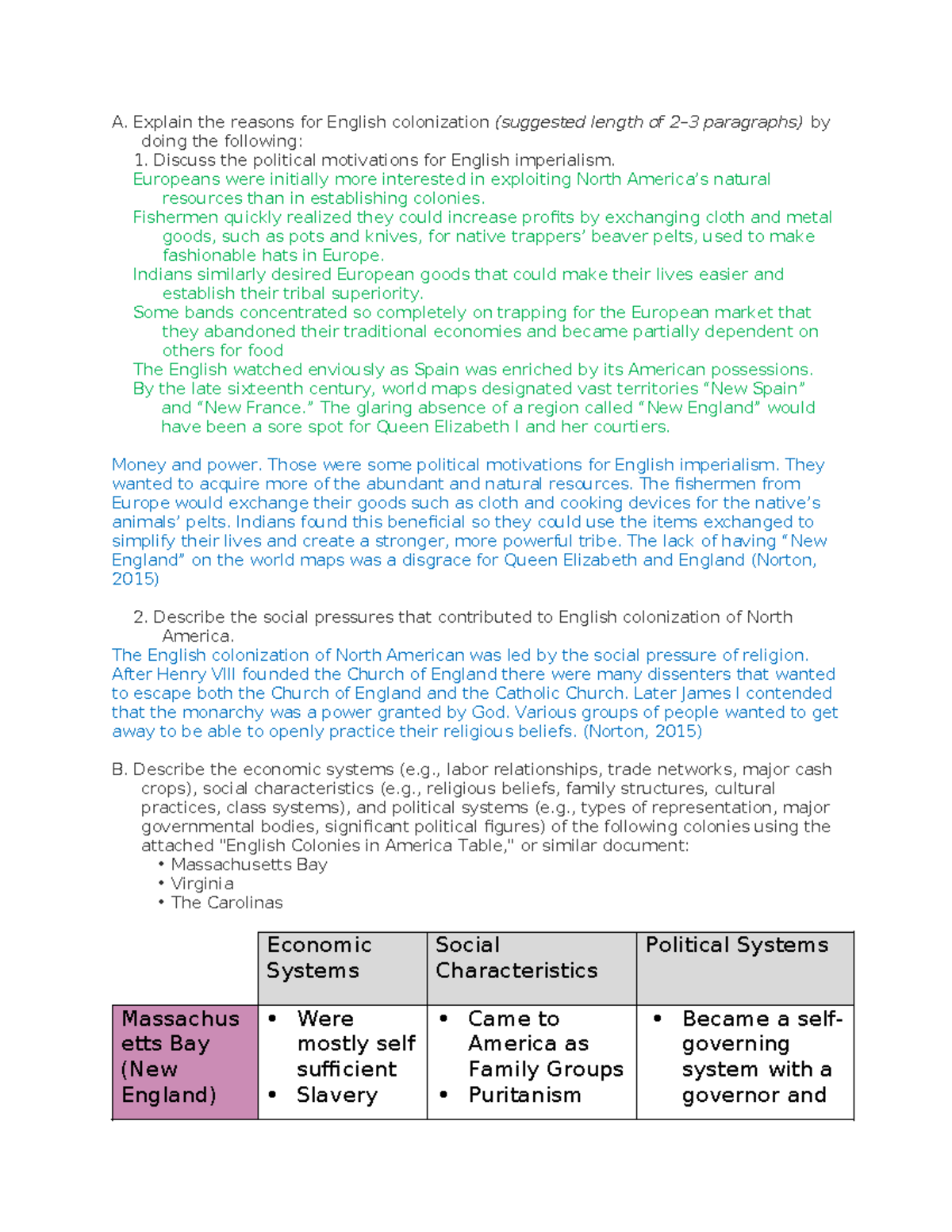 Task 1 notes - info from the course material pulled together to help ...