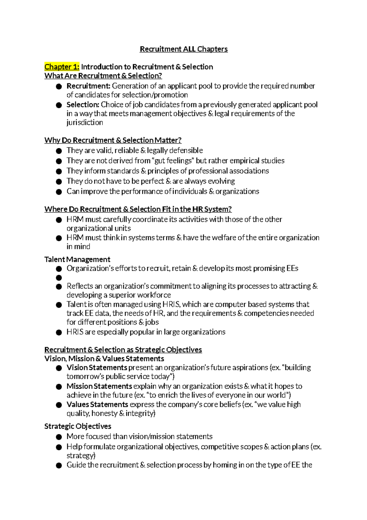 Recruitment ALL Chapters - Recruitment ALL Chapters Chapter 1 ...