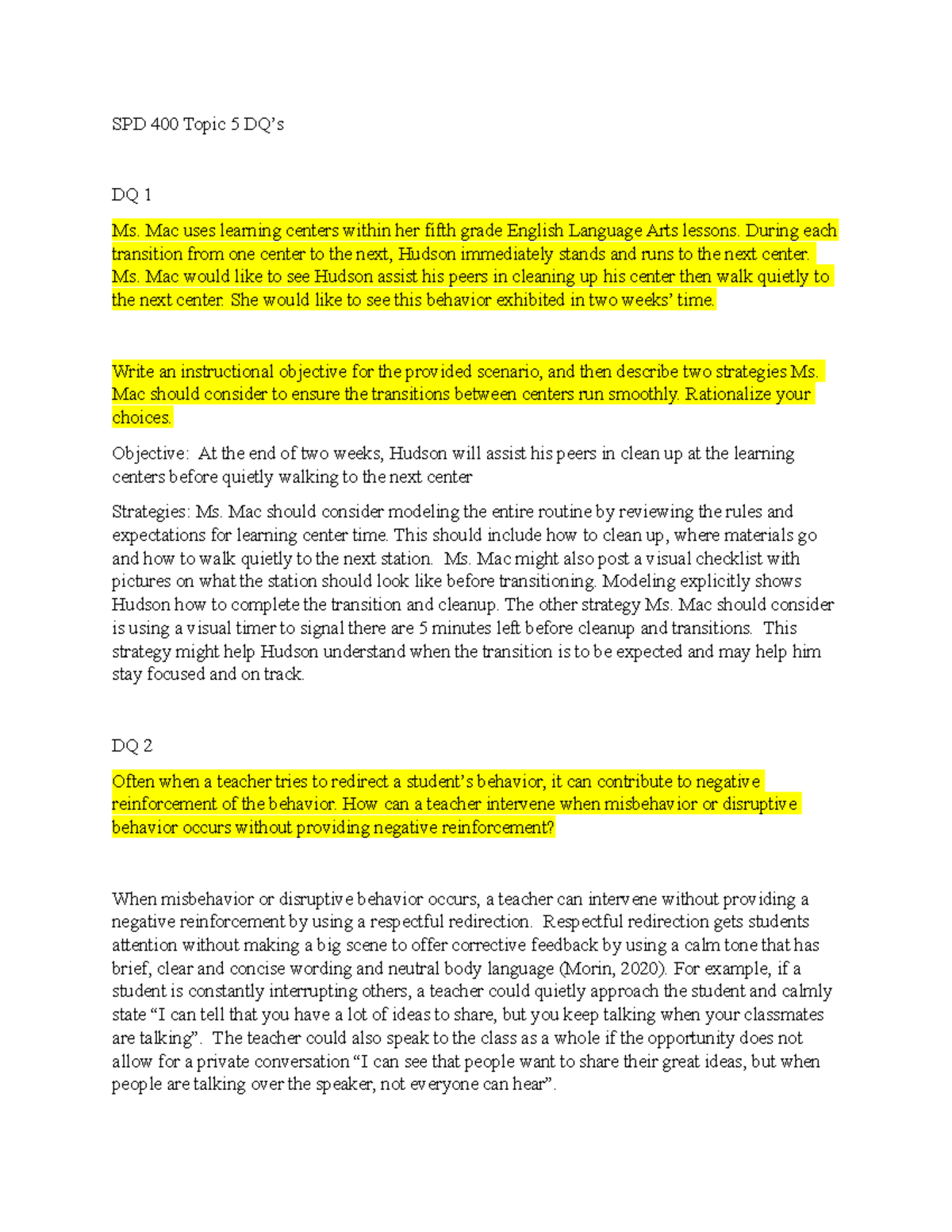 Spd 400 topic 5 dq s spd 400 topic 5 dq s dq 1 ms mac uses learning