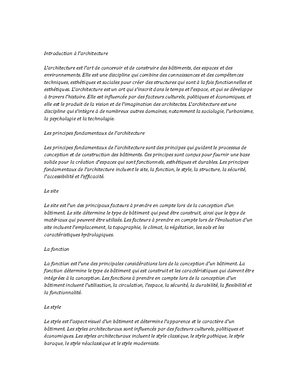 Architectural Design Study Notes - Introduction Le Design Architectural ...
