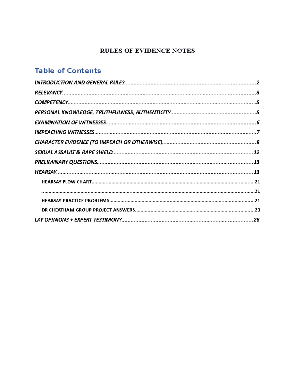 evidence-notes-for-final-rules-of-evidence-notes-introduction-and