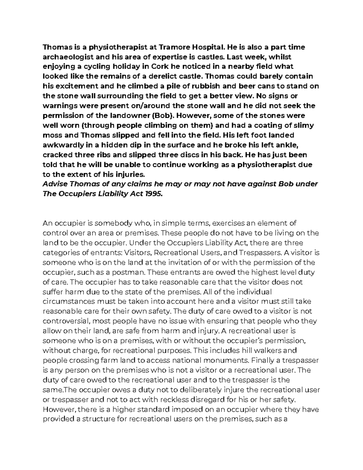 Contract law problem questions and answers pdf image