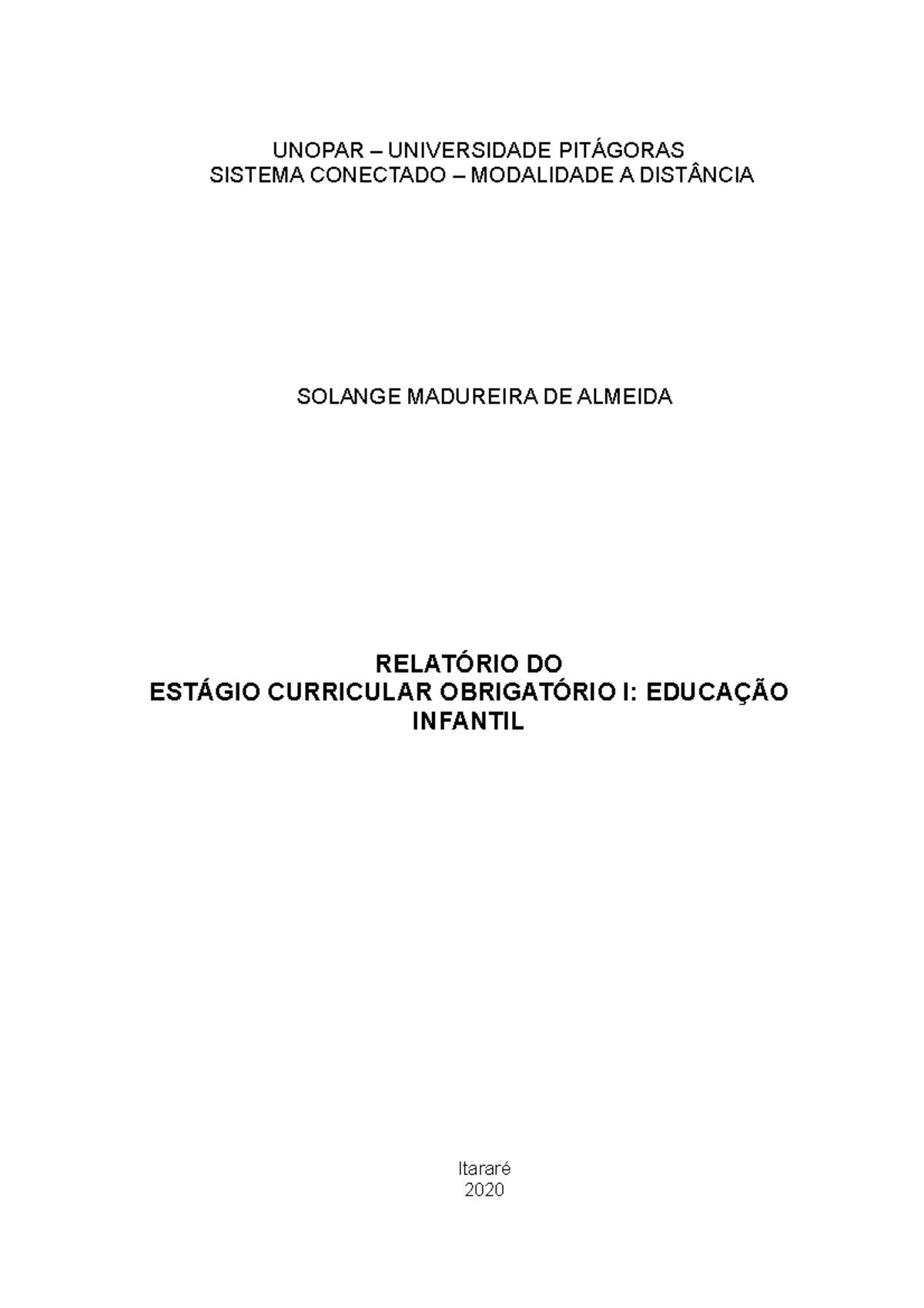 Como Fazer Um Relatorio De Estagio Pedagogia Educação Infantil Materilea 8513