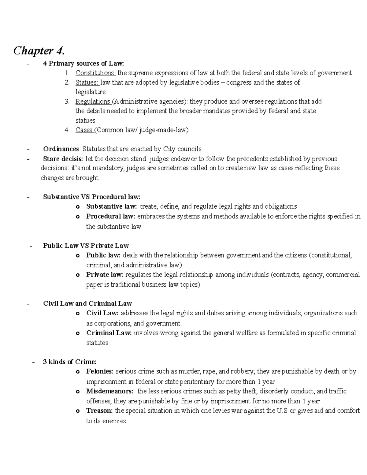 chapter-4-of-business-law-chapter-4-4-primary-sources-of-law