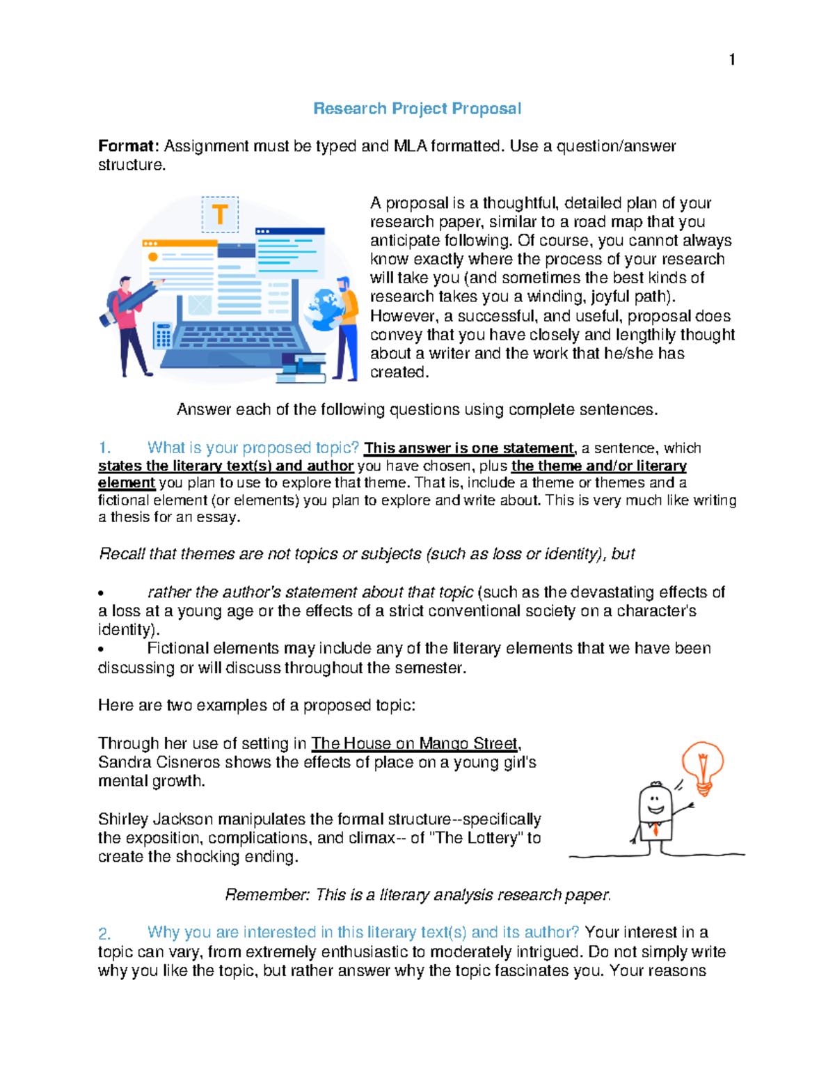 Research Paper Proposal - 1 Research Project Proposal Format ...