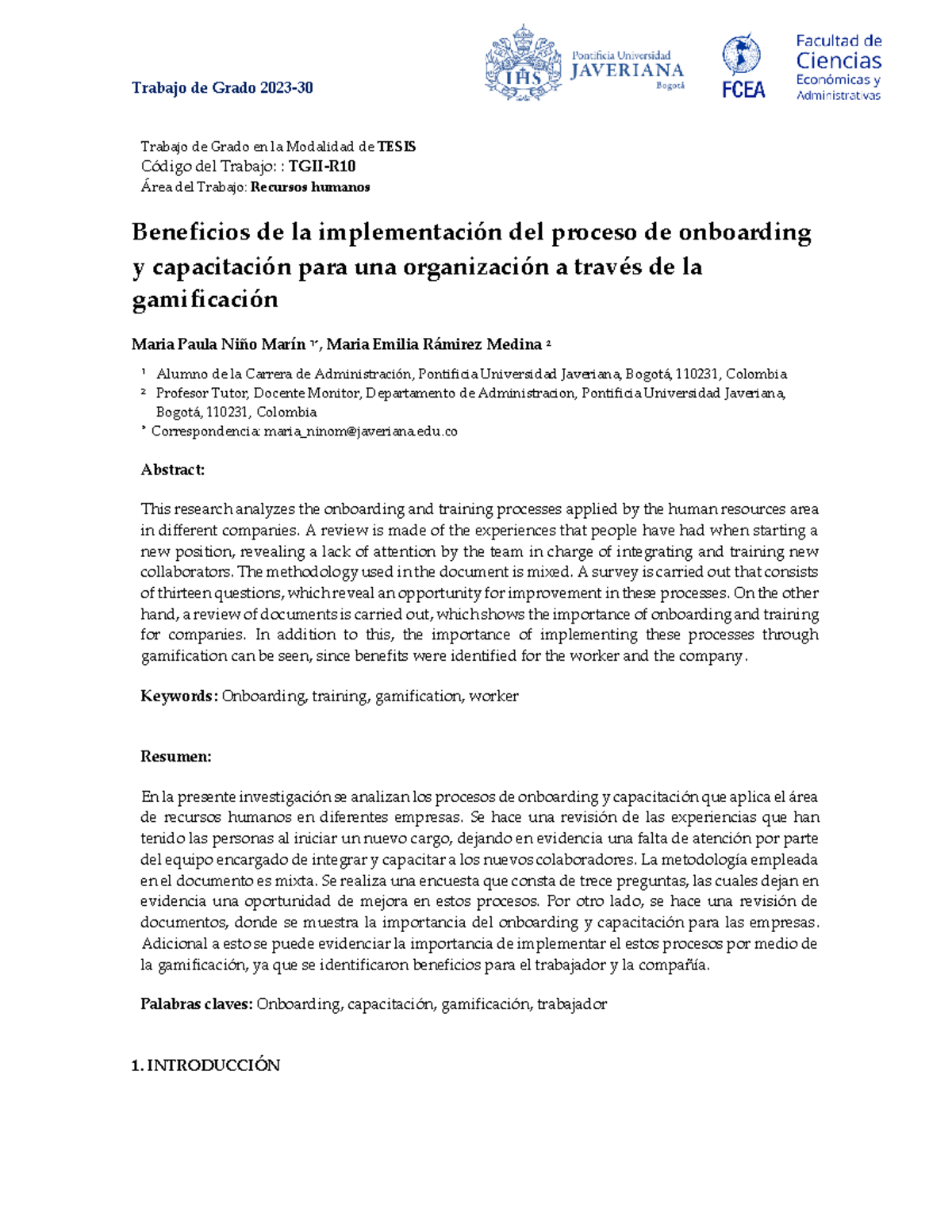Beneficios de la implementación del proceso de onboarding y ...