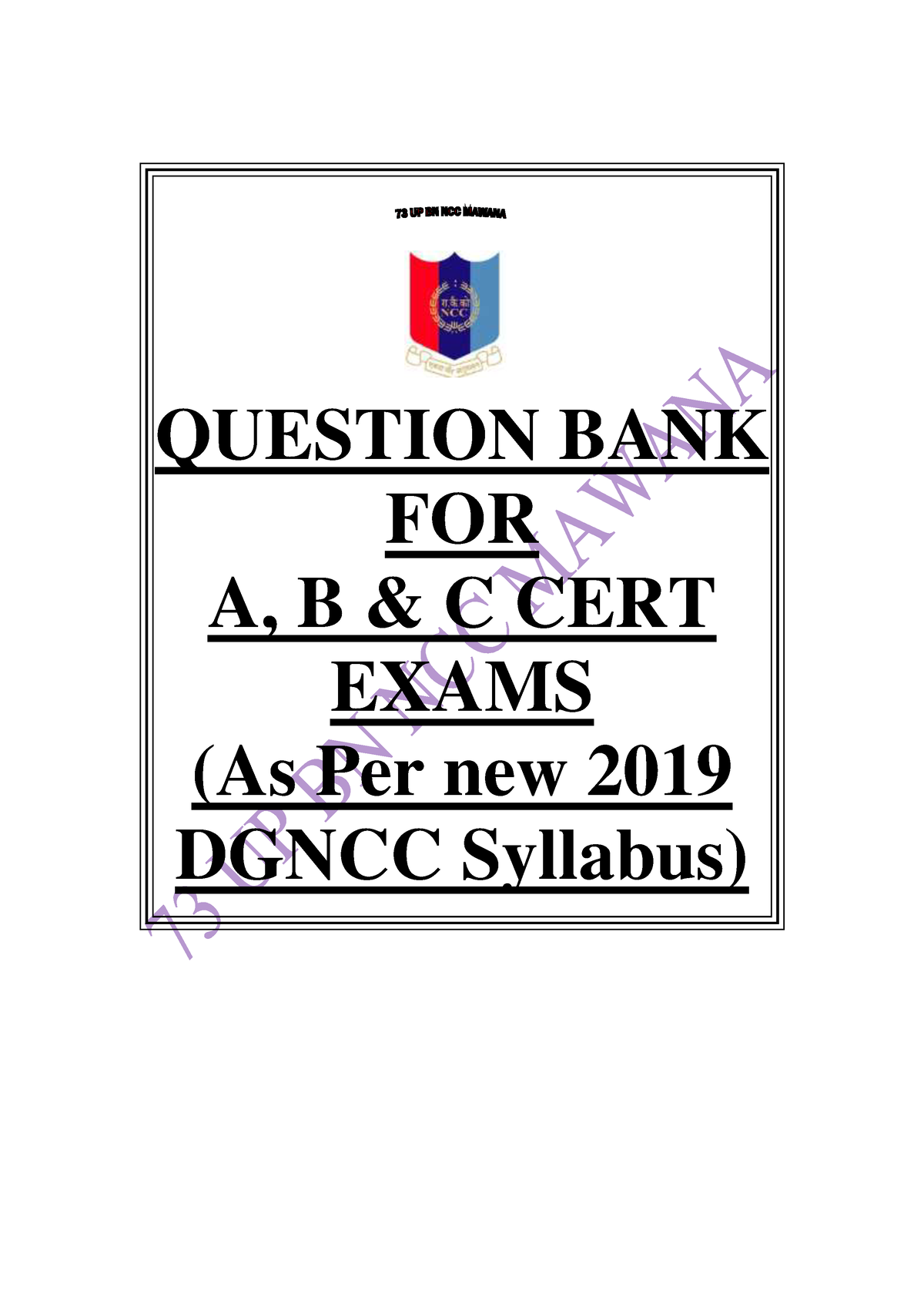 A,B,C Cert Ques Ans -Eng - QUESTION BANK FOR A, B & C CERT EXAMS (As ...