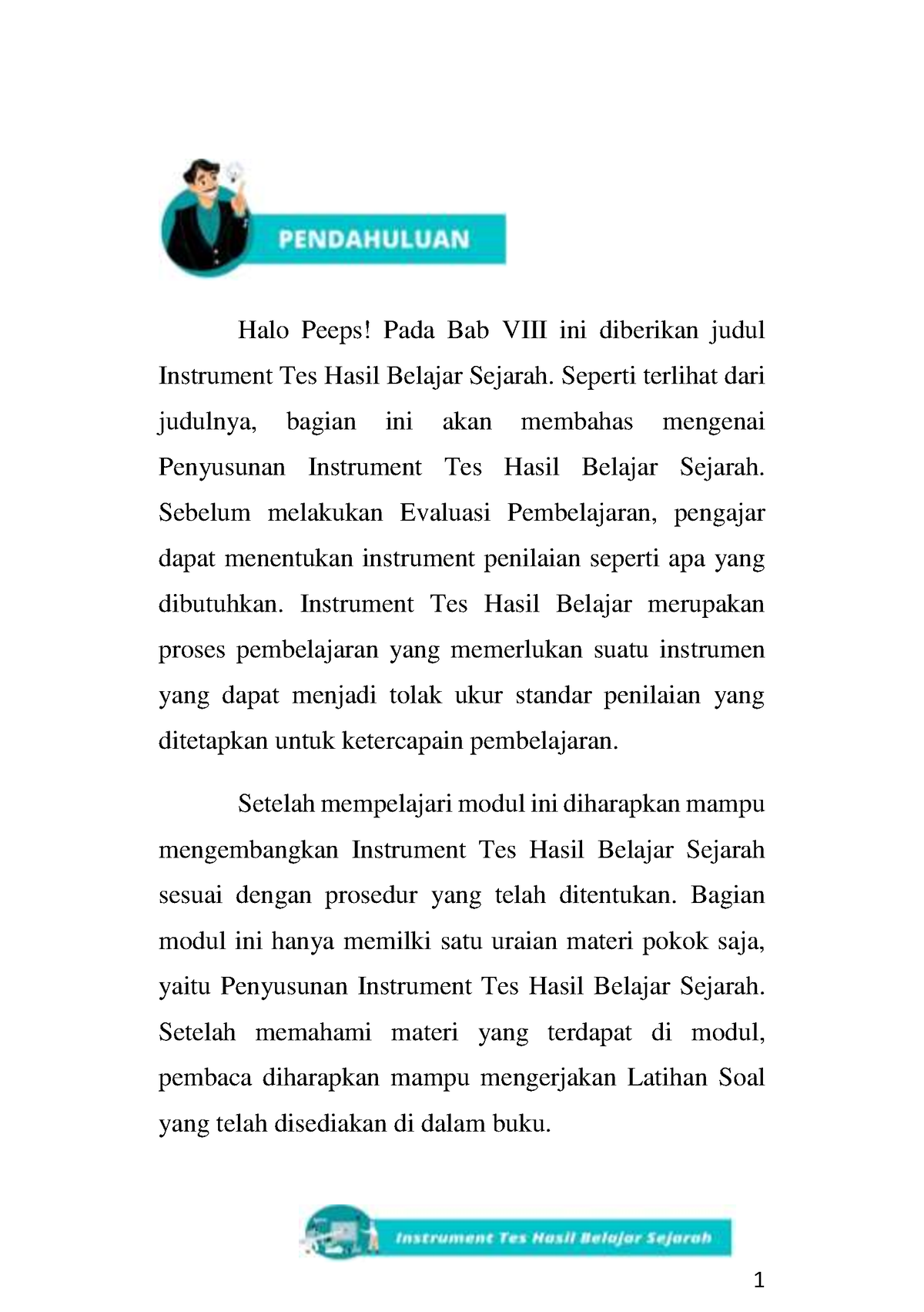 Instrument Tes Hasil Belajar Sejarah - Seperti Terlihat Dari Judulnya ...