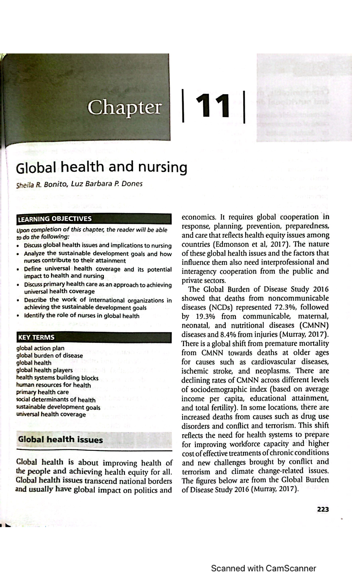 CHN-CHAP-11 - .... - Chapter 11 Global health and nursing Sheila R ...