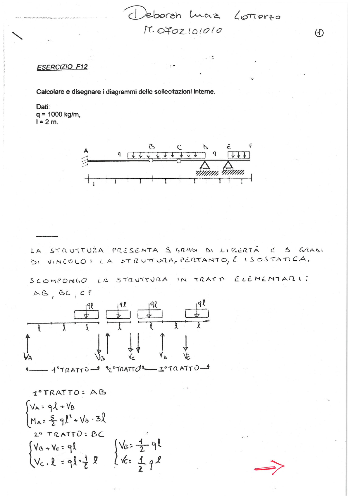 Elaborato Scienze Delle Costruzioni - Studocu