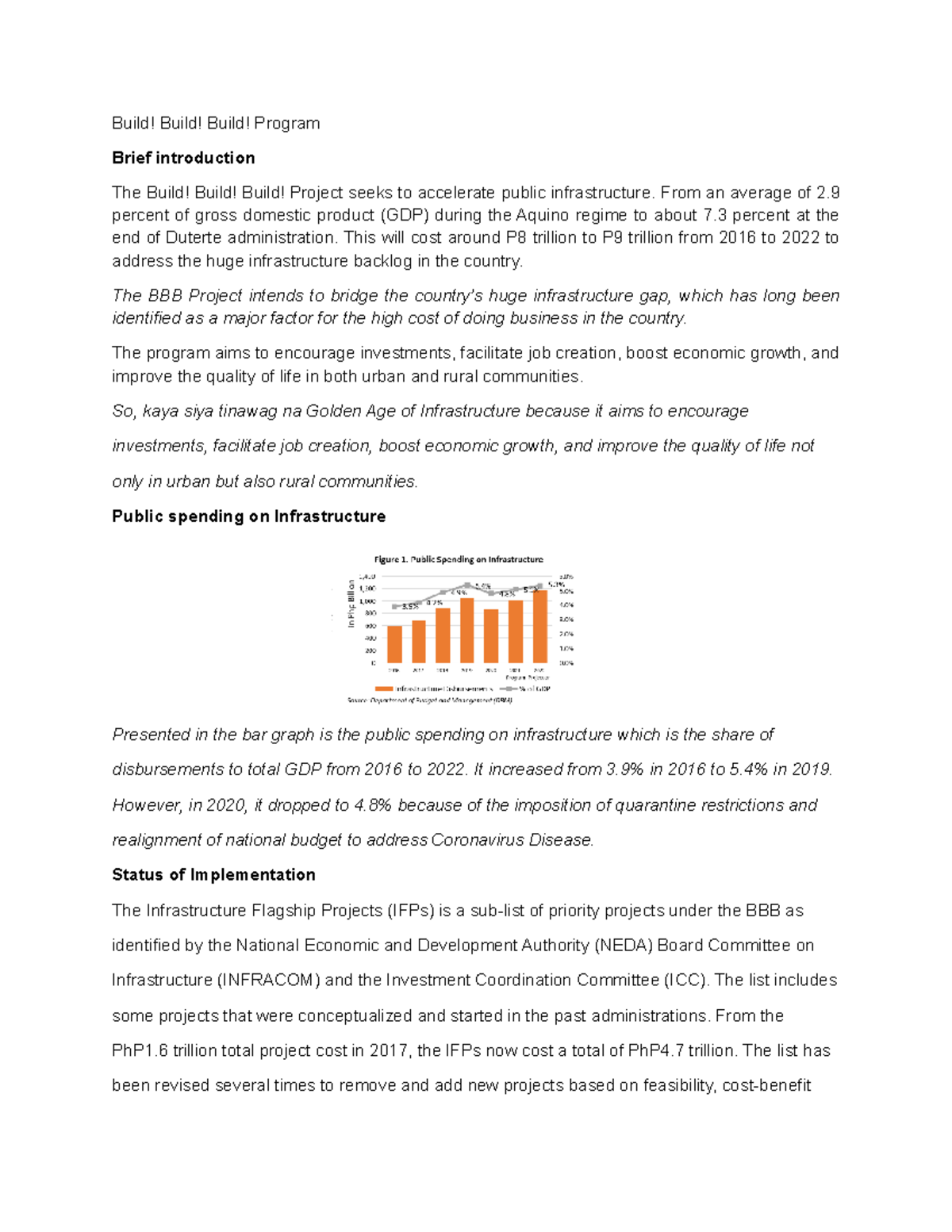 Build Build Build Program - Build! Build! Build! Program Brief ...