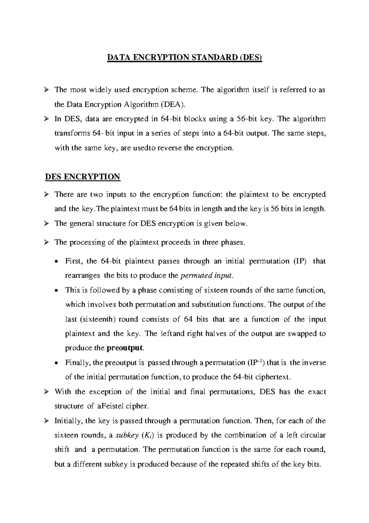 DATA Encryption Standard - DATA ENCRYPTION STANDARD (DES) The most ...