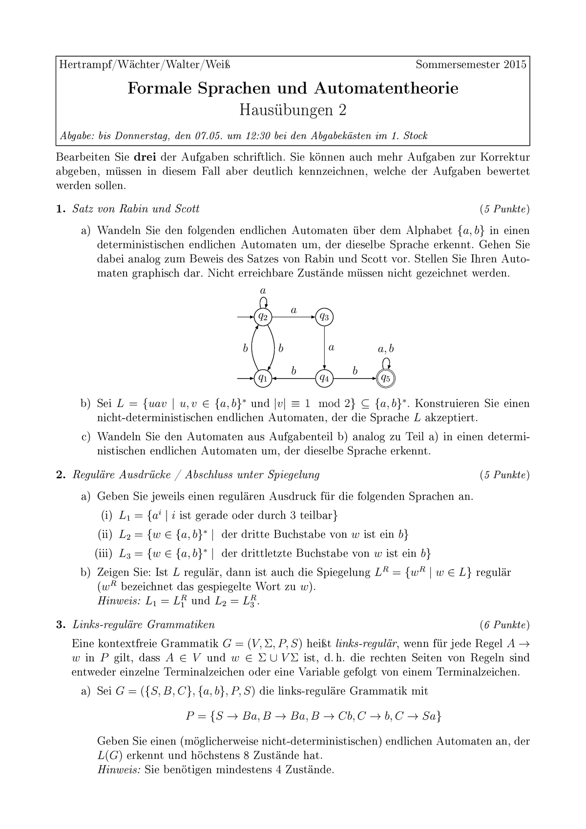 Fsua Blatt 02 Ss15 808 Studocu