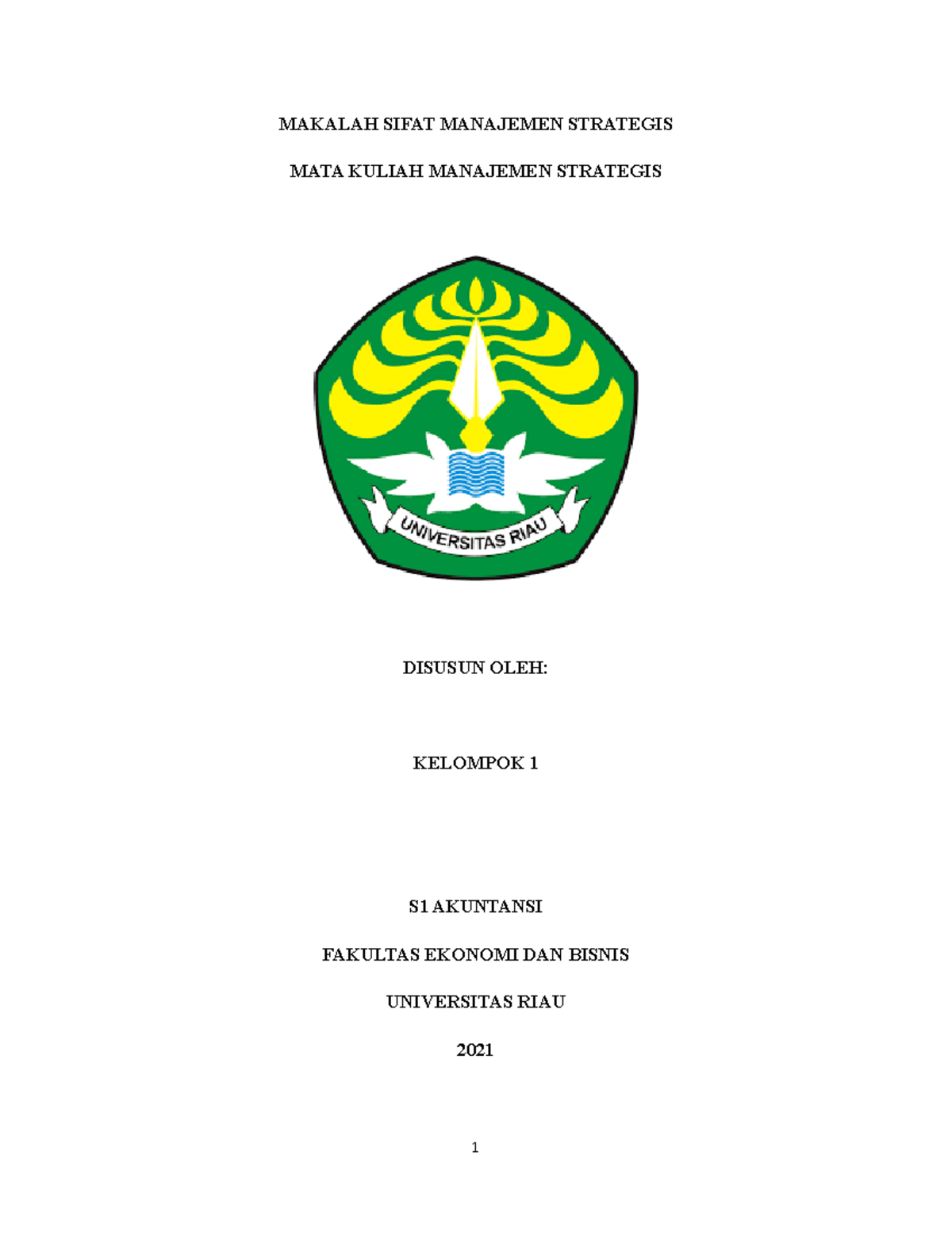 Makalah Sifat Manajemen Strategis - MAKALAH SIFAT MANAJEMEN STRATEGIS ...