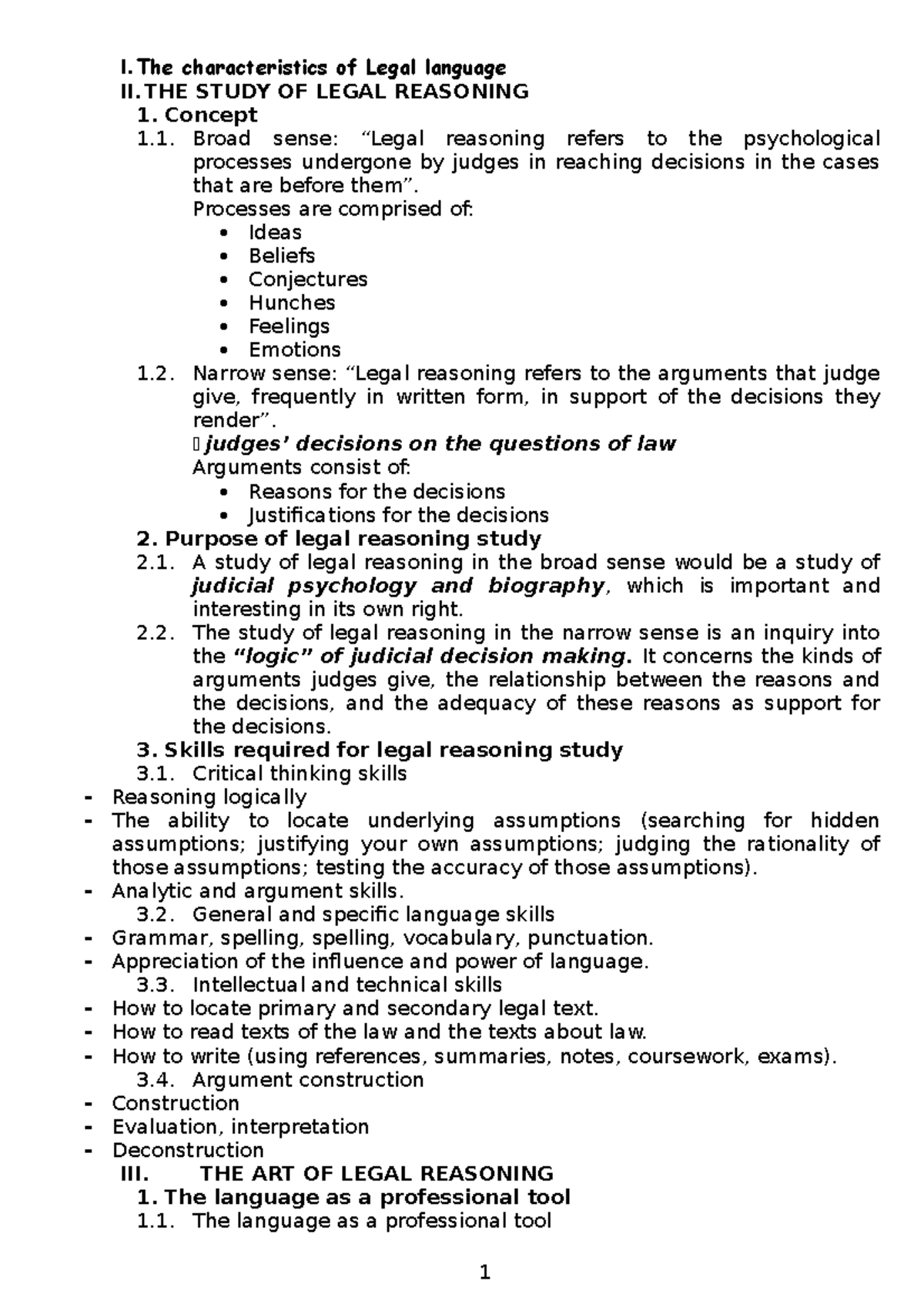 chapper-1-introduction-to-legal-reasoning-i-characteristics-of-legal