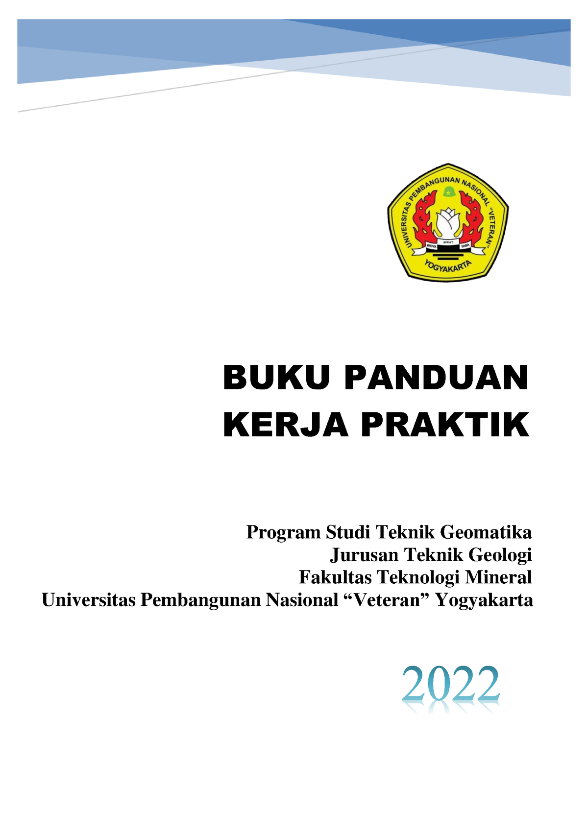 Buku Panduan KP 2022 - Jakaa - BUKU PANDUAN KERJA PRAKTIK Program Studi ...