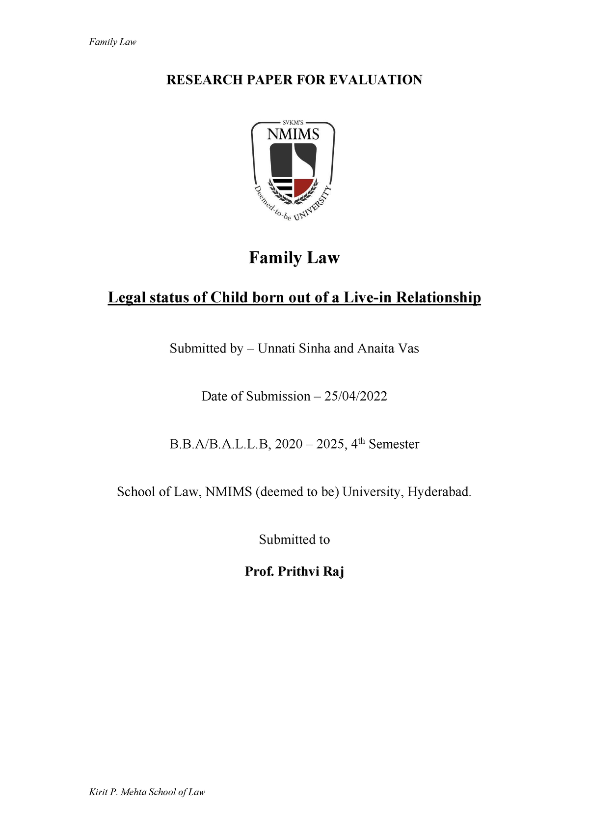 phd thesis on family law