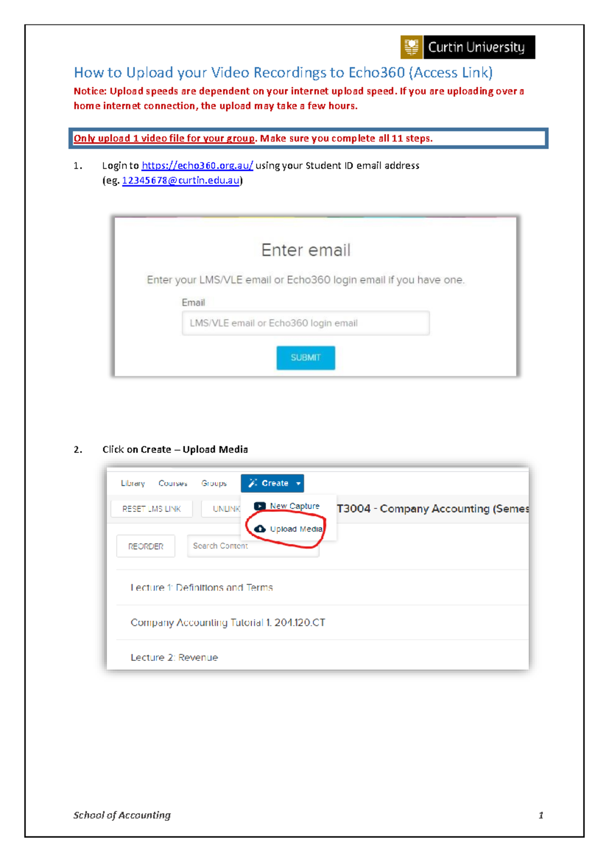 How to Upload your Video Recordings to ECHO360 - If you are uploading ...