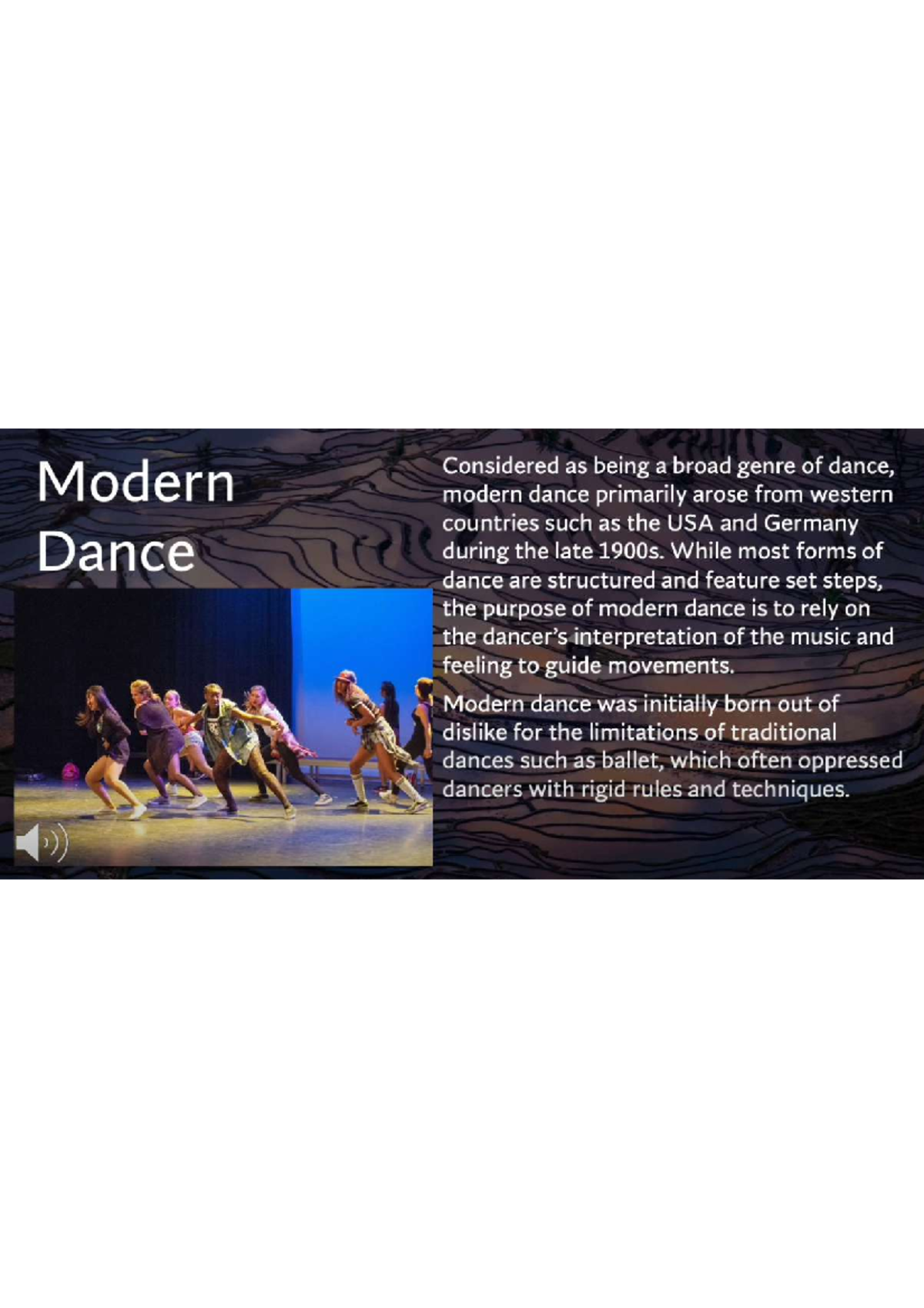 Dances - physical activities - Studocu