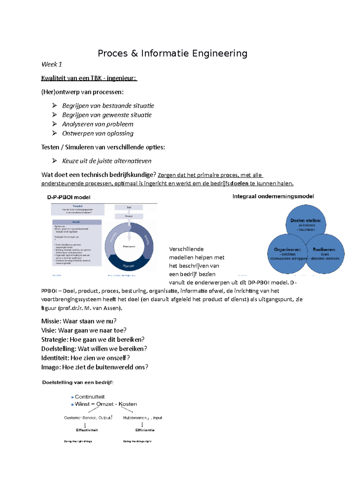 Proces- EN Informatie Engineering - Proces & Informatie Engineering ...