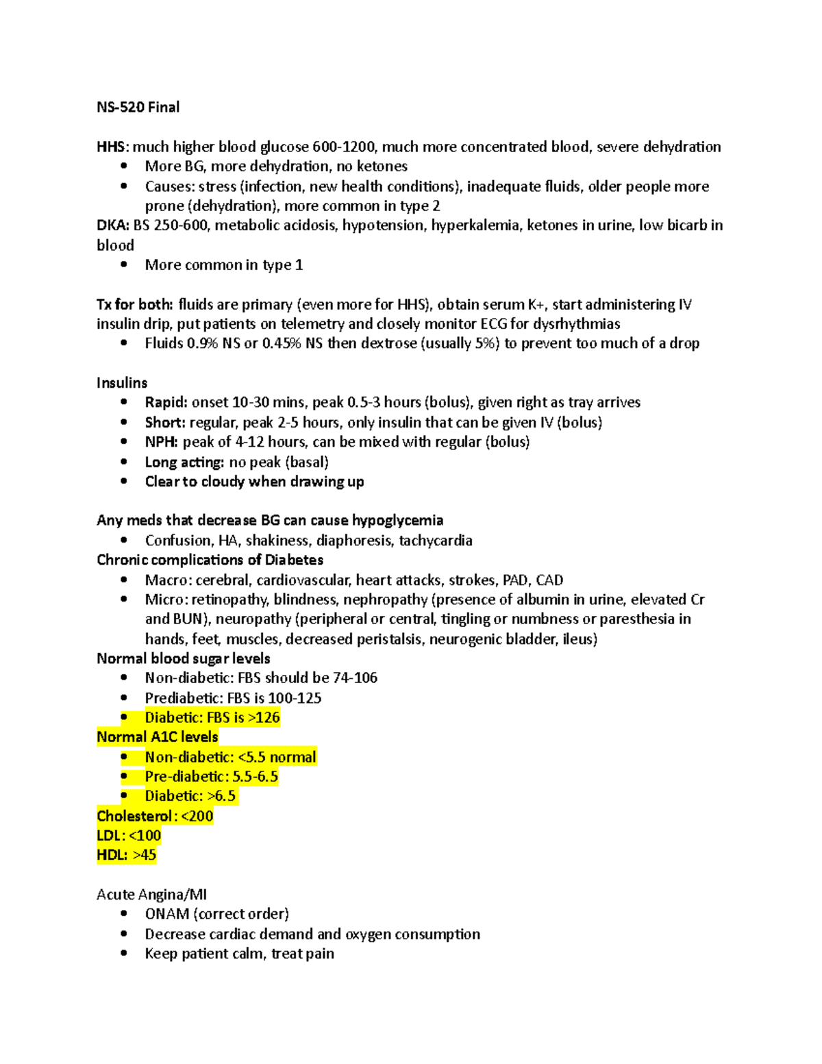 NS 520 CPAH MedSurg Final Review Study Guide EPR - NS-520 Final HHS ...