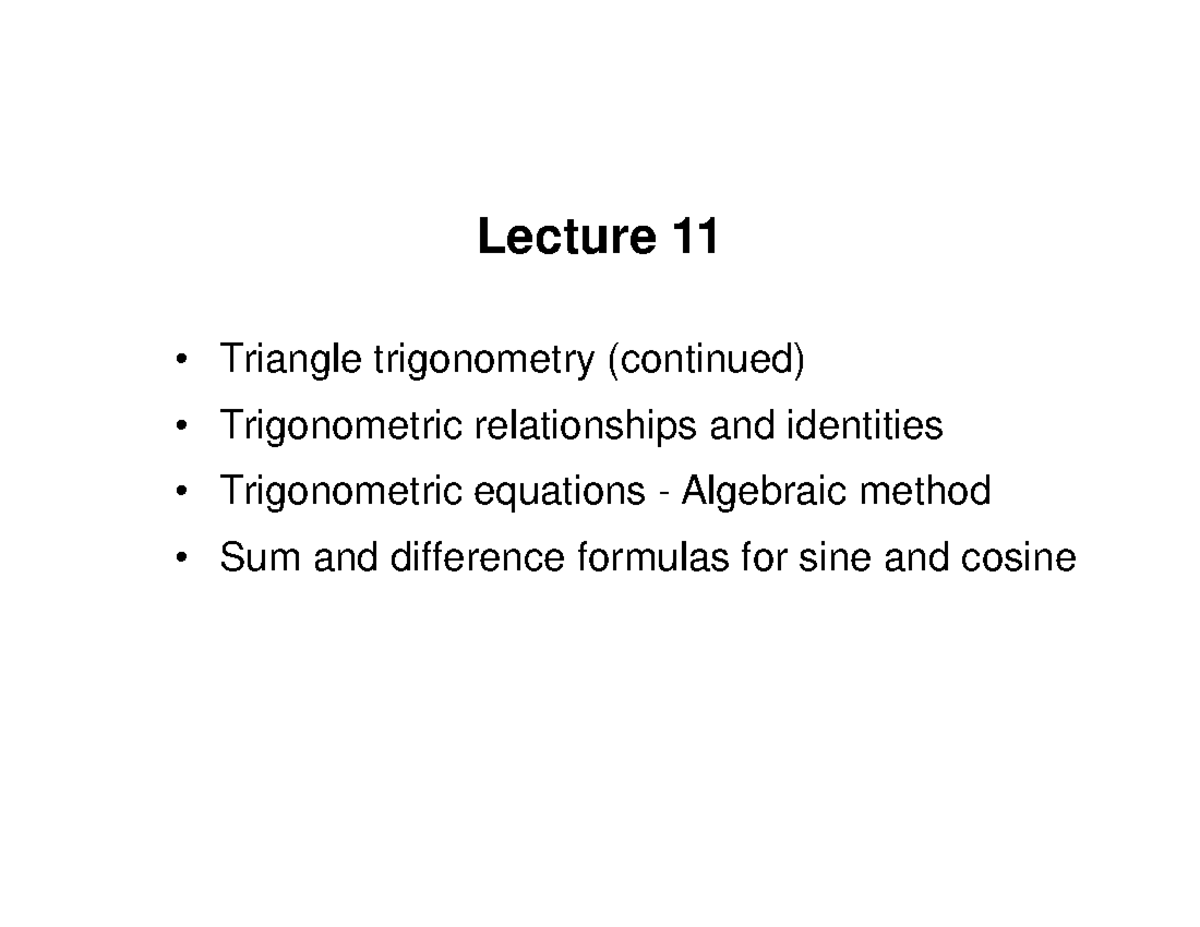 lecture-11-class-notes-lecture-11-triangle-trigonometry