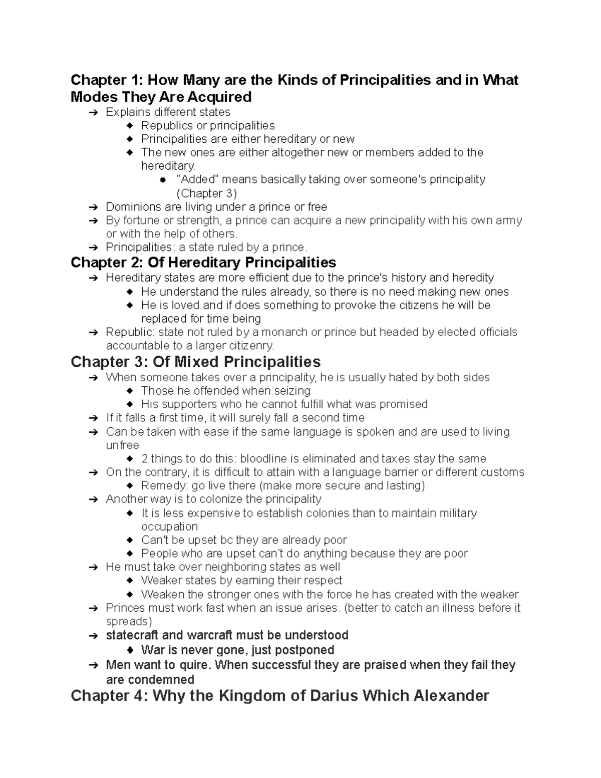 The Prince Machiavelli Chapter 1 How Many are the Kinds of