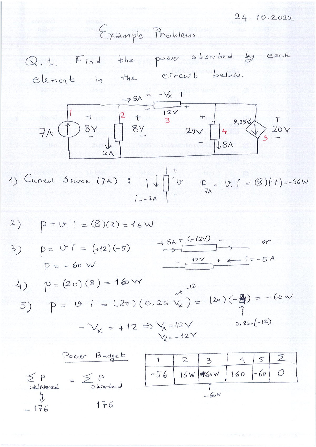 EEE M 201 1 Example Problems Circuit Analyses - Circuit Theory 1 - Studocu