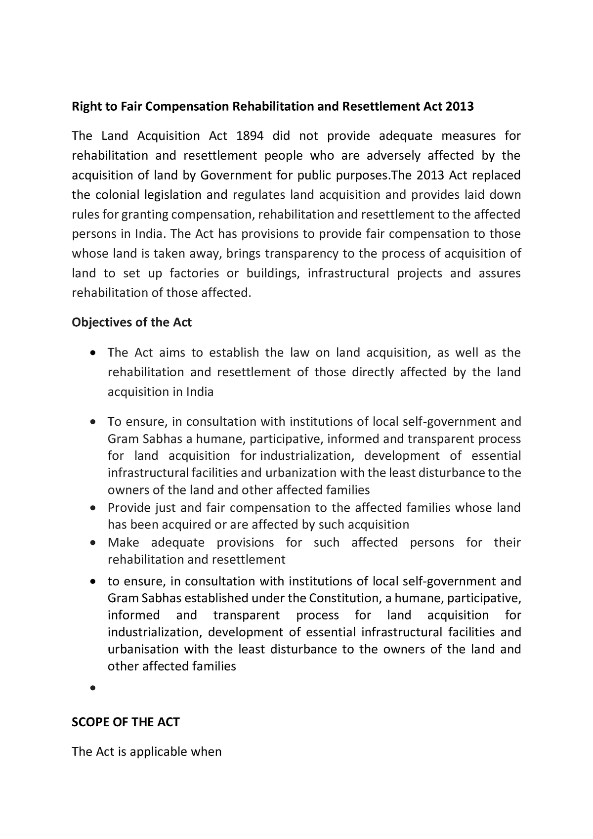 right-to-fair-compensation-rehabilitation-and-resettlement-act-2013