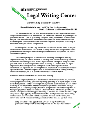 IRAC-Format-201lbh3 - IRAC Method - Writing An IRAC Legal Exam ...