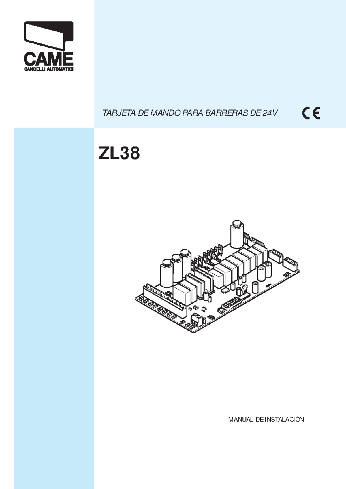 Плата Came Zl38 Купить В Уфе