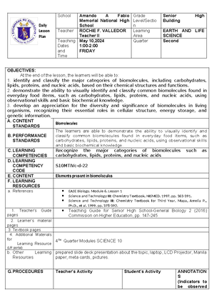 B General Biology I 12 Q1M3 - Senior High School General Biology I ...