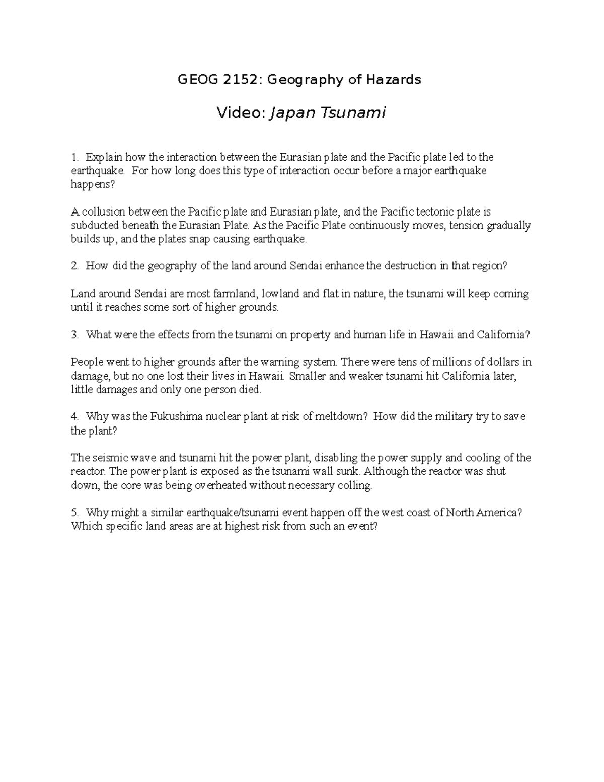 Japan tsunami cloud