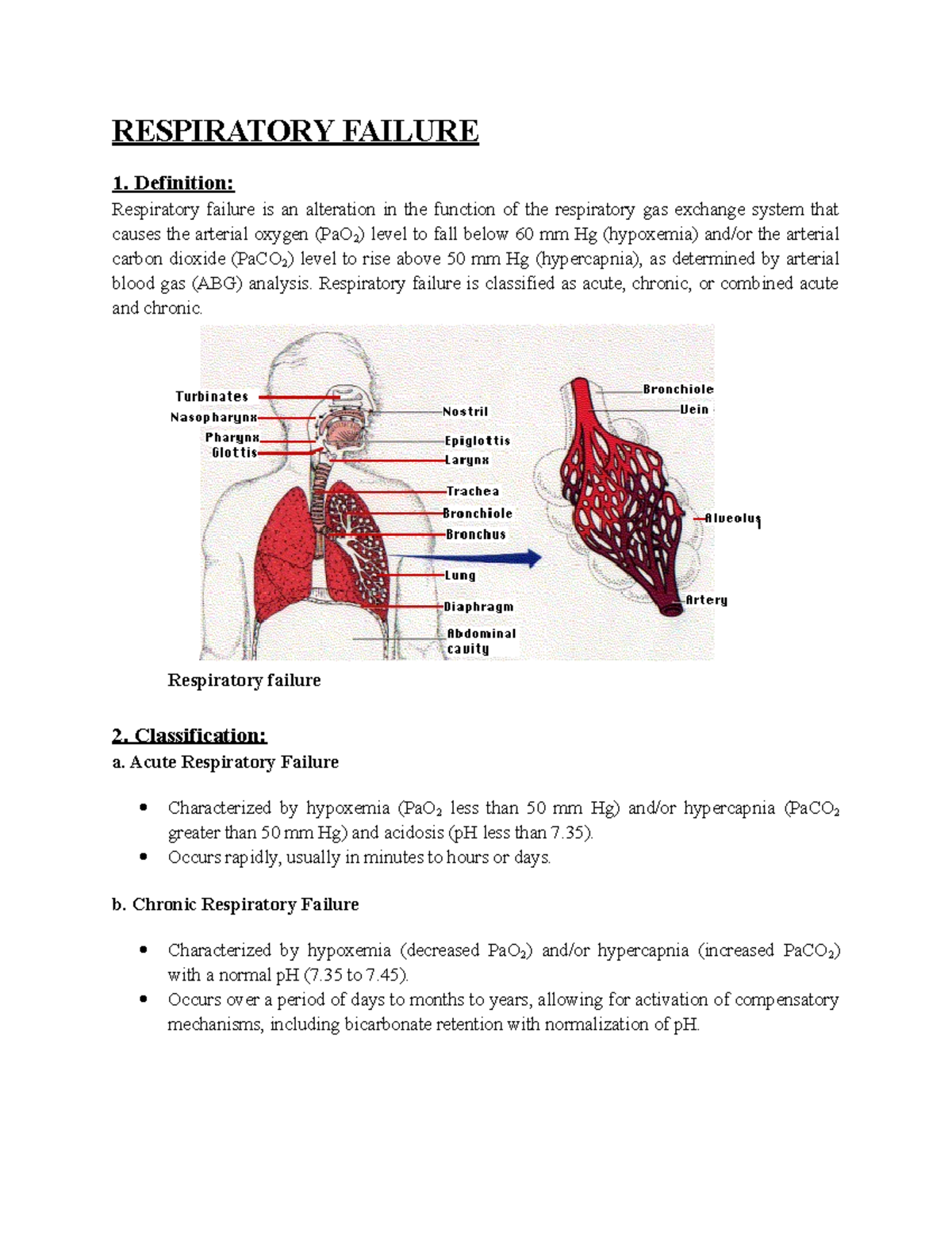 266272385RespiratoryFailure RESPIRATORY FAILURE 1. Definition